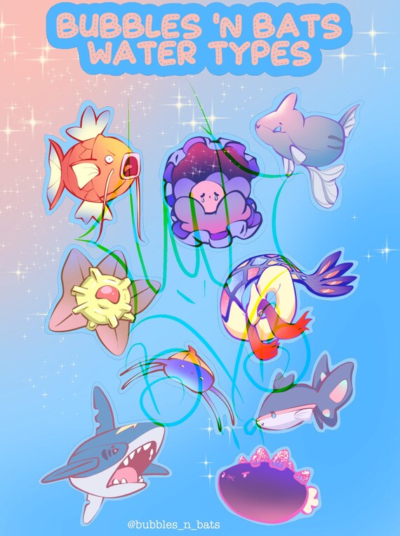 Mantyke Pokemon Go Pokemon Waterproof Self Adhesive Vinyl Sticker
