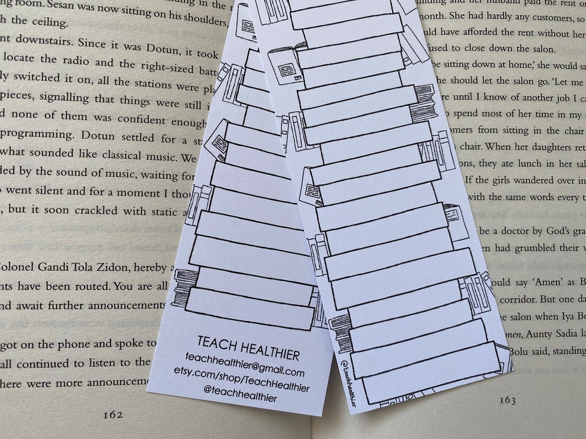 bookmark-reading-tracker-book-tracker-reading-tracker-etsy