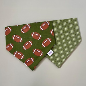 American Football hondenbandana, over de kraag hondenbandana, sporthondbandana, voetbalteamhondenbandana, voetbalkatbandana