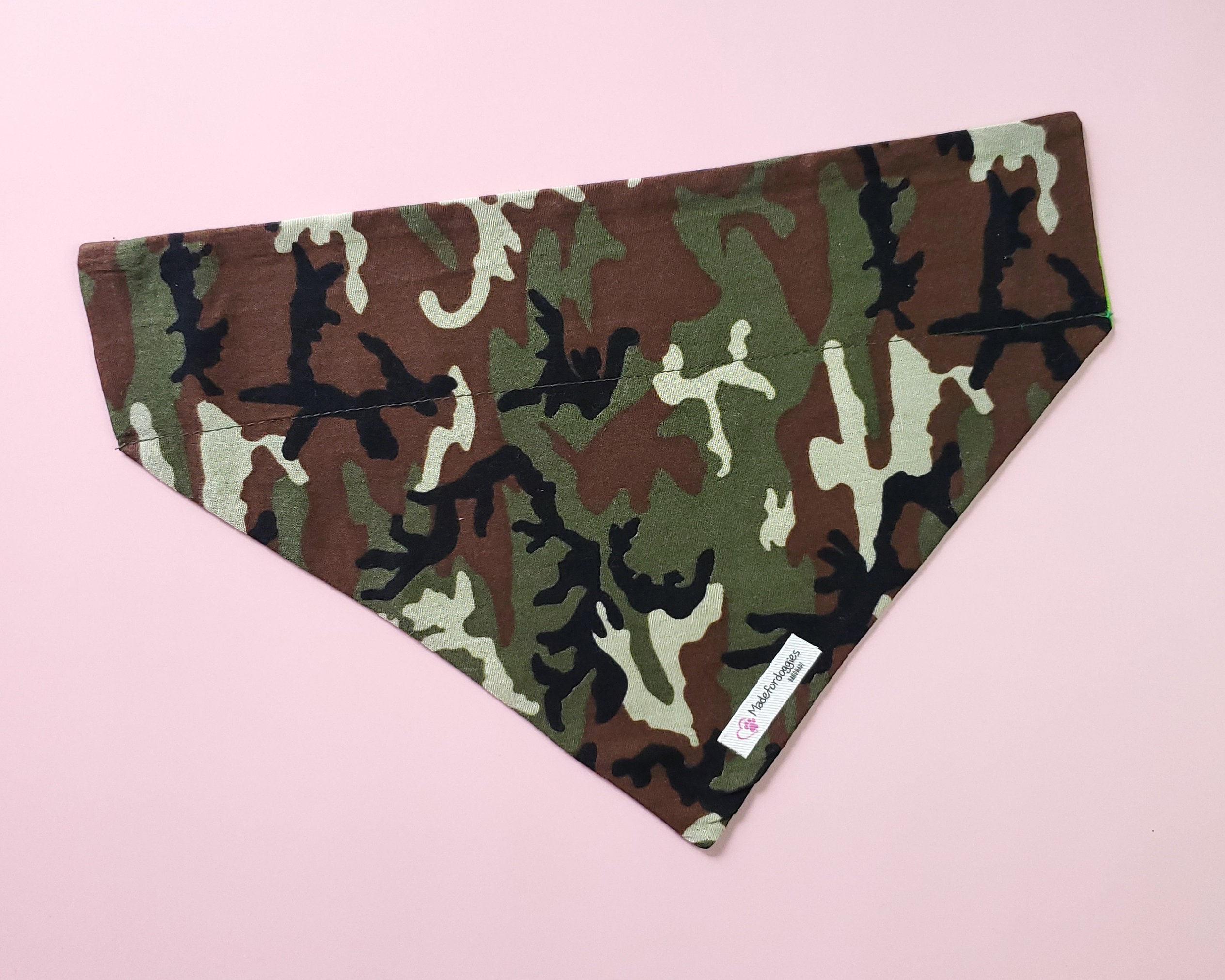Camo dog bandana Camouflage dog bandana Army Custom dog Etsy