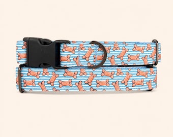 Snacks Hundhalsband, Roligt Justerbart Nylonhalsband