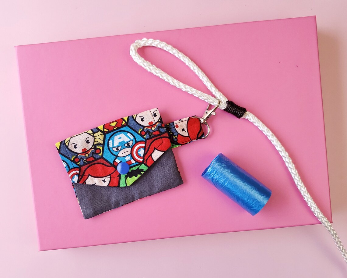 Dog treat bag for leash Dog treat bag Dog treat pouch Poop Etsy