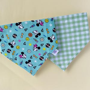 Minnie Dog Bandana, Mickey Dog Bandana, Disney Dog Bandana, Pool Party Dog Bandana, Green Dog Bandana, Dog Bandana, Disney Cat Bandana