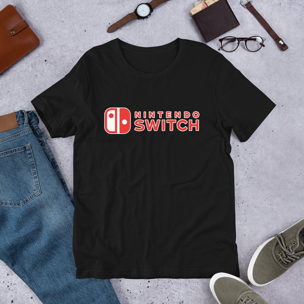 Nintendo Switch Custom Graphic TShirt Etsy