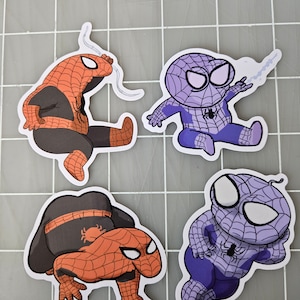 spider-critters stickers 2.5"