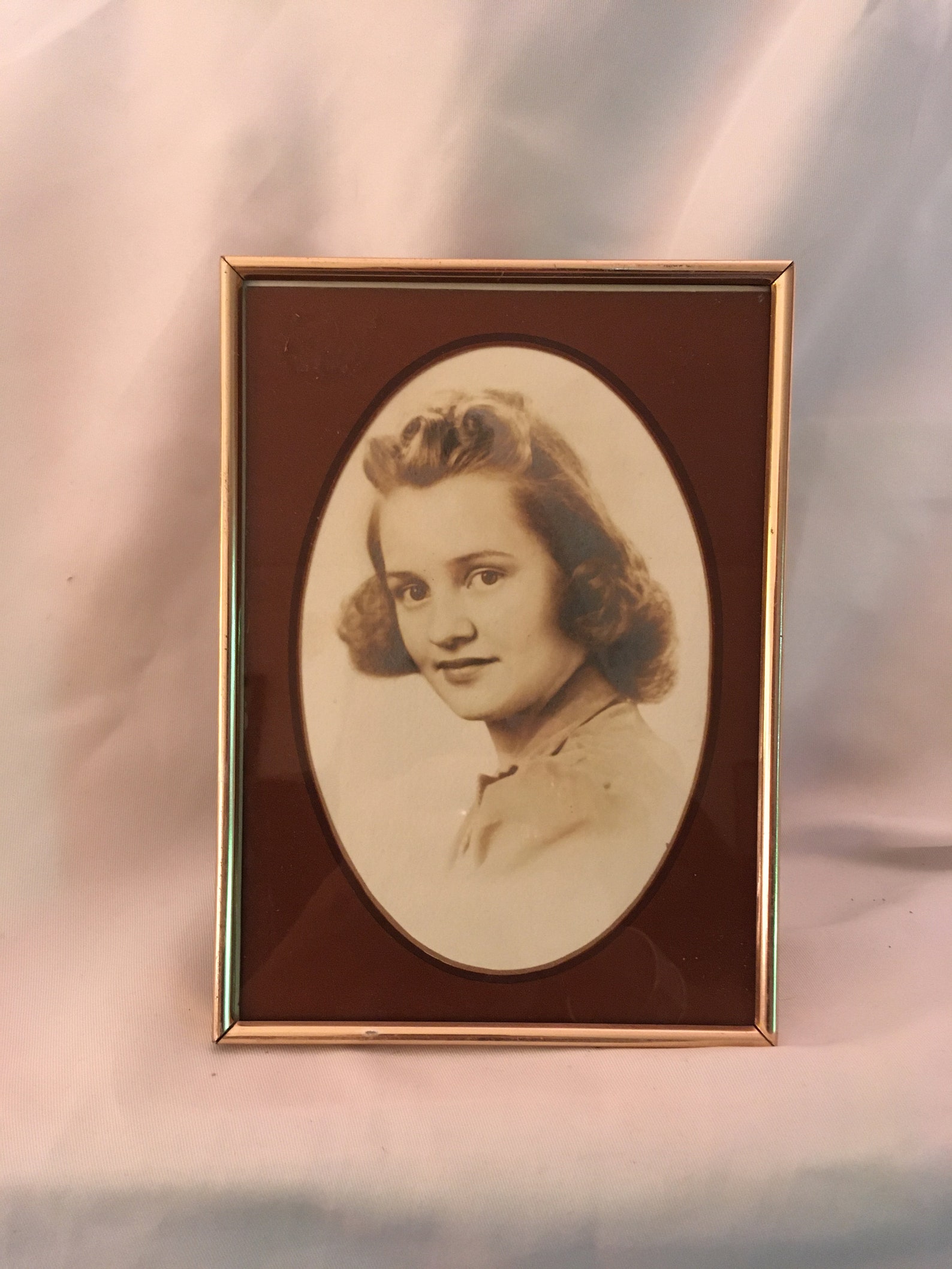 Vintage Framed Photograph of a Woman Etsy