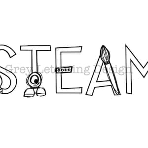 steam education cricut SVG PNG JPG files vinyl shirt making heat transfer instant download cut file