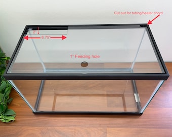 10 Gallon Aquarium Lid  Reversible for Hang on Back Filters Clear Polycarbonate Aquarium Lid Check Compatible Tank Size Below