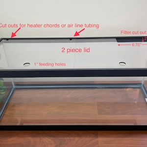 20 Gallon Long Reversible Polycarbonate Aquarium Lid. Tank NOT included. Check Compatible Tanks Below