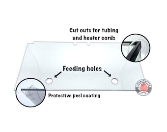Lifewithpets Clear Polycarbonate 10 GallonAquarium  Lid. (Check Compatible Tank Below)