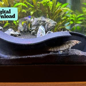 Large Aquarium and Terrarium Hide  Fish Cave Reptile Insects 3D Printed STL Aquarium hide STL File