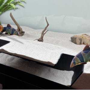 Aquarium Under Gravel  Tunnel Cave Underground Cave Fish Tunnel Terrarium tunnel 3 Sizes 3 Colors Free Shipping