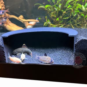 Aquarium Tunnel  Aquarium Hide Aquarium Cave, Perfect for Loaches, Cichlids  Corydoras Pleco Undergravel 3 Sizes Free Shipping