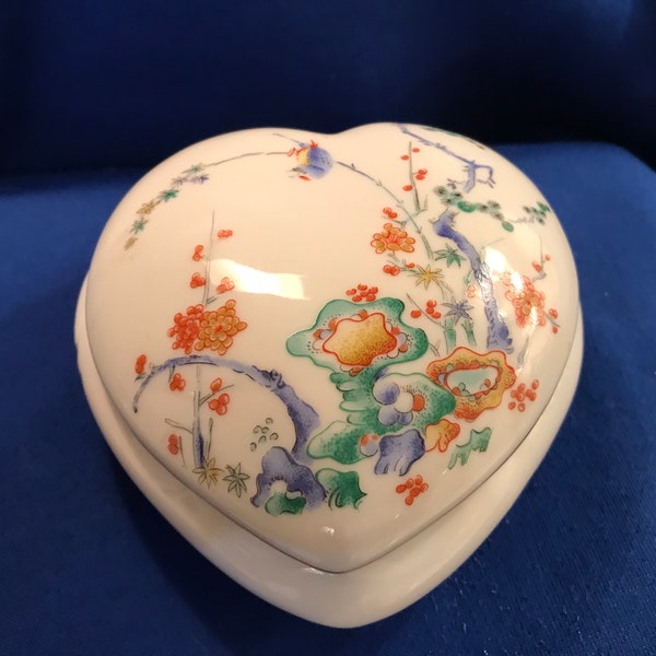 Limoges Heart Box Etsy