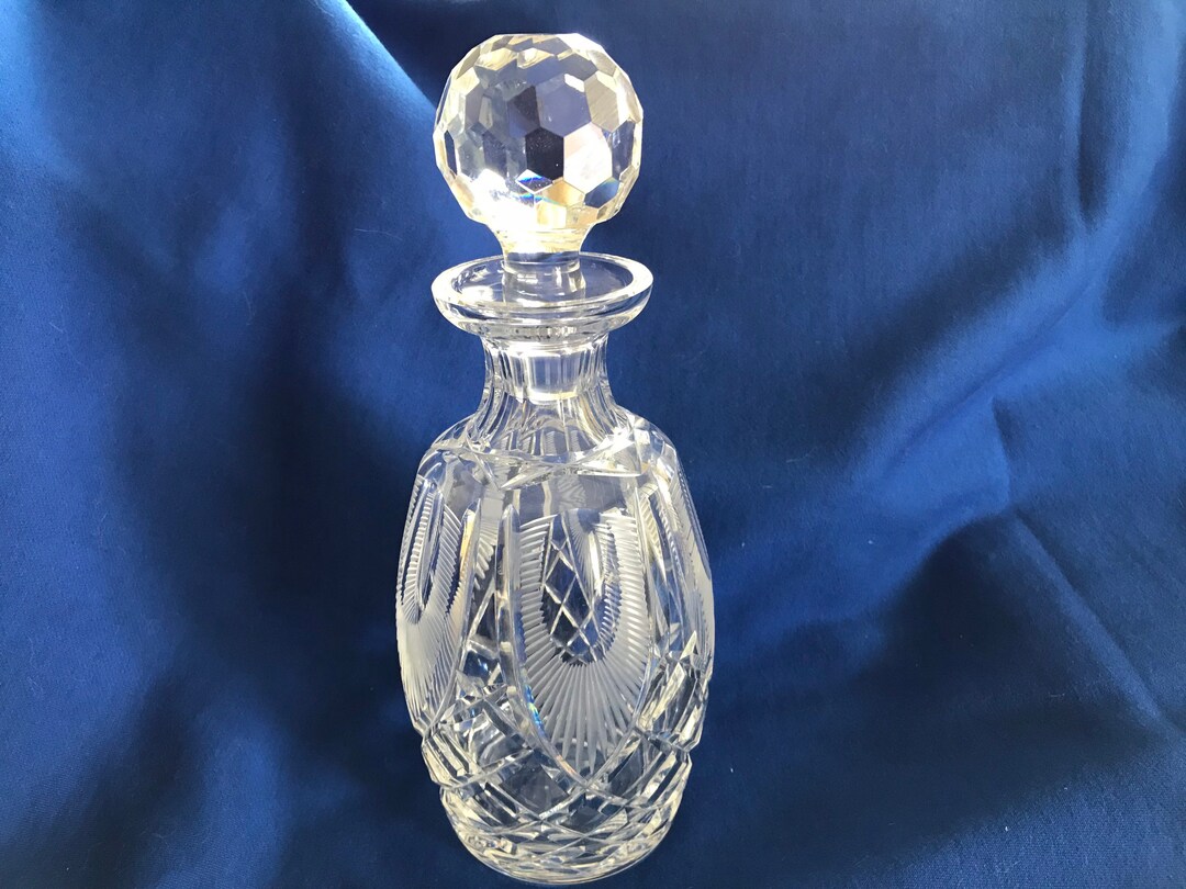 Vintage Waterford Decanter Crystal Decanter Fancy Decanter Etsy