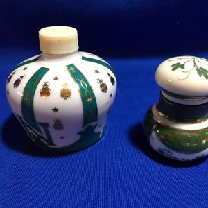 Dresser bottle , porcelain small bottles, perfume jar, vintage dresser jars, cognac mini porcelain bottle, miniature liquor bottle.