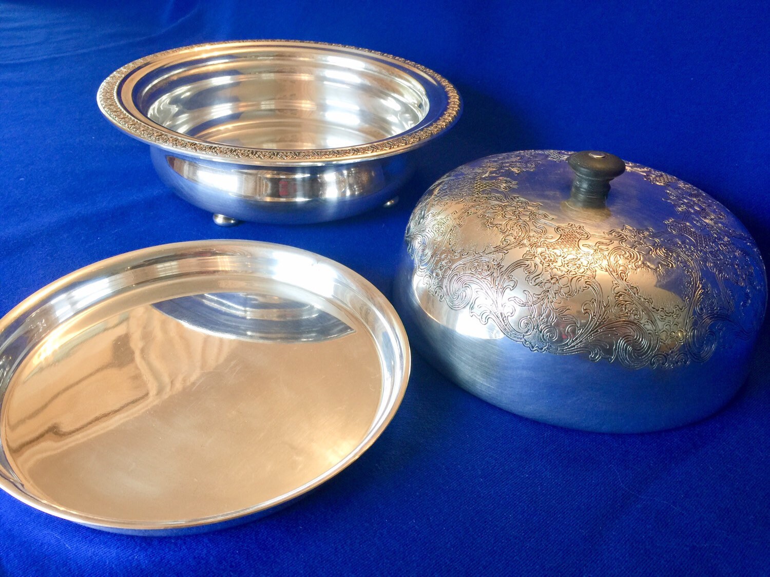 Covered Vegetable Serving Dish With Lid & Insert Etsy