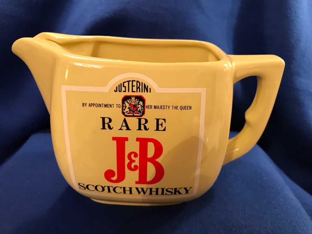 J & B Vintage Pitcher Whiskey Scotch Mixer Mcm Pitcher Etsy
