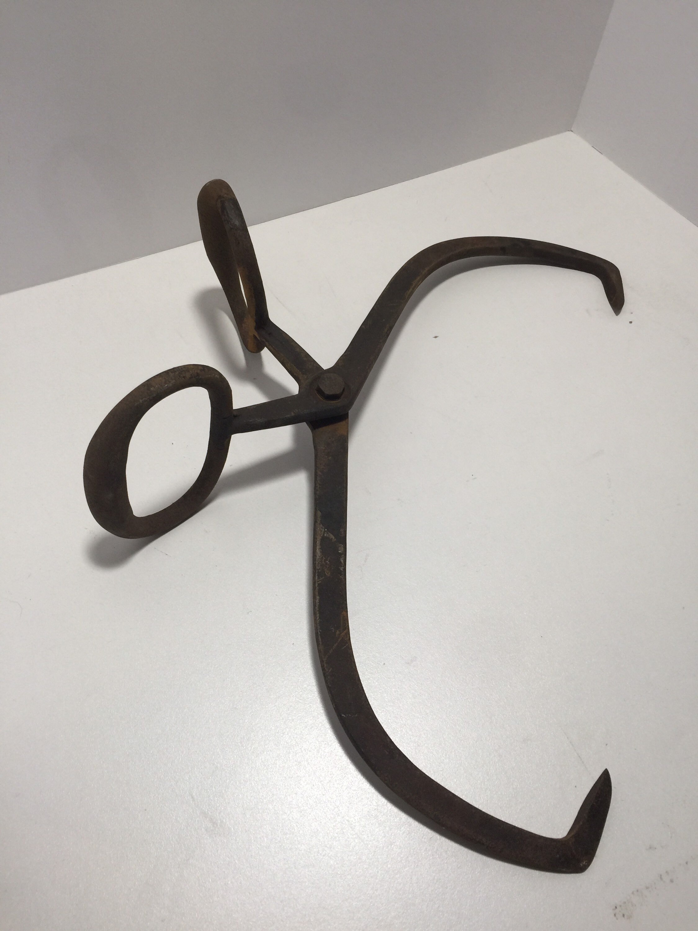 Antique Ice Tongs Etsy