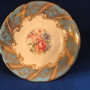 Vintage Paragon, Tea Cup Saucer, Paragon bone china, Magesty the Queen