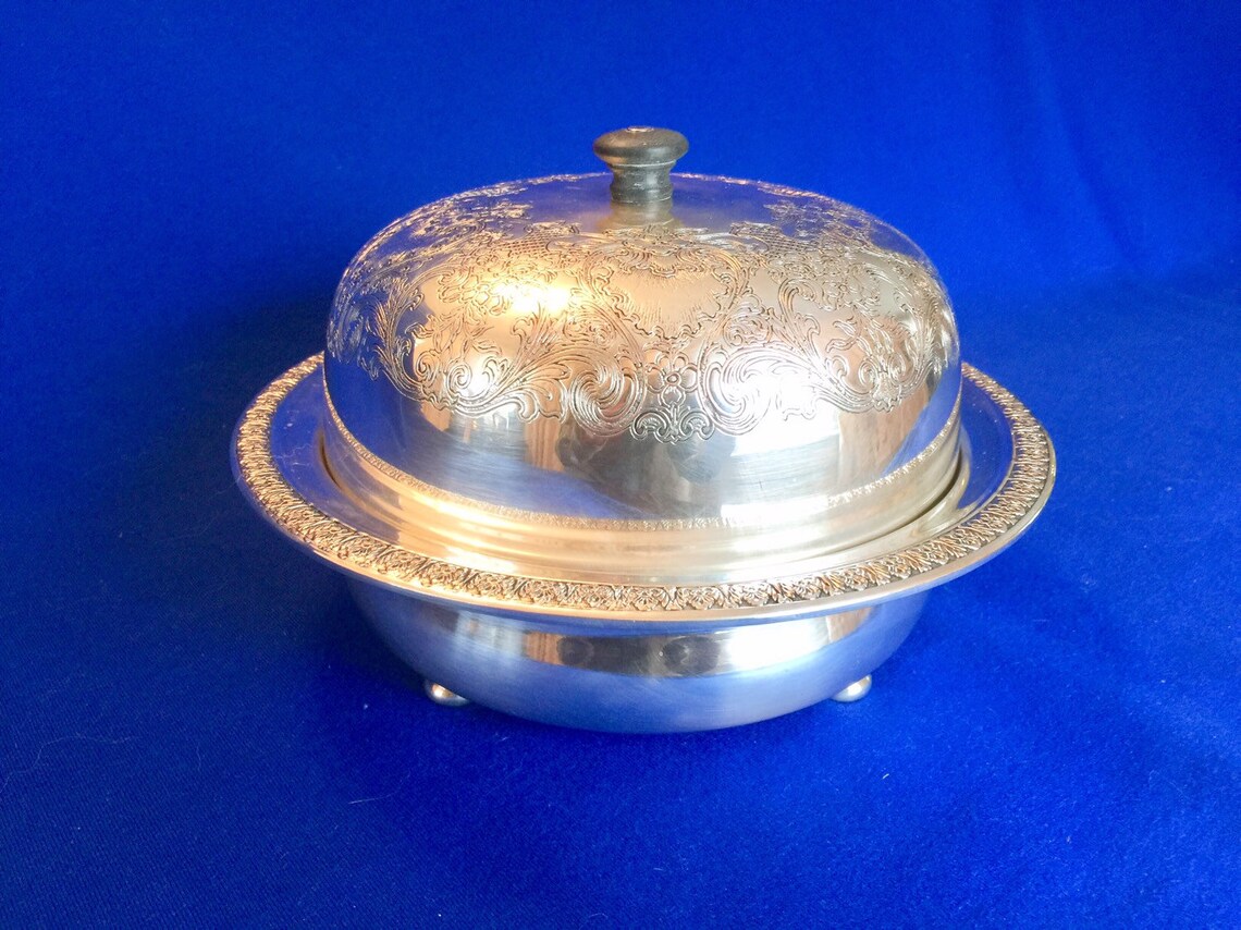 Covered Vegetable Serving Dish With Lid & Insert Etsy