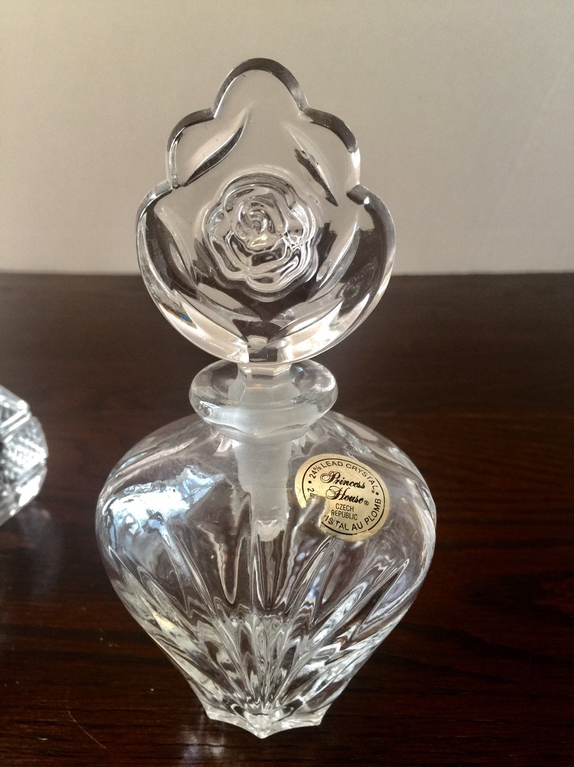 Set of 4 Beautiful Perfume Bottles Etsy