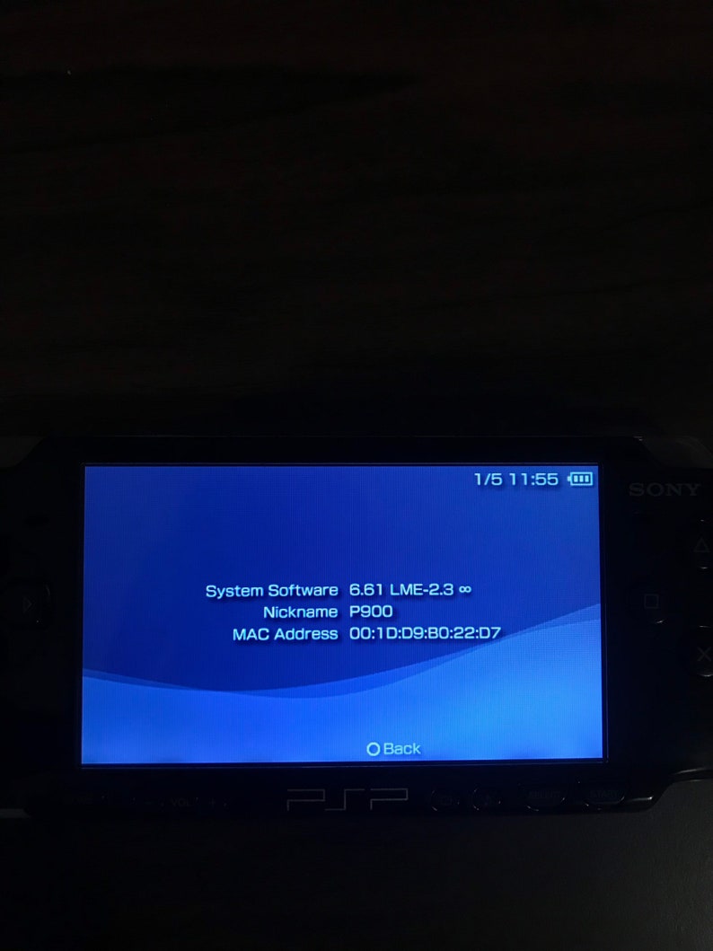 Psp 128gb 1000 00 3000 Console Cfw 6 61 Pro C Infinity With Etsy