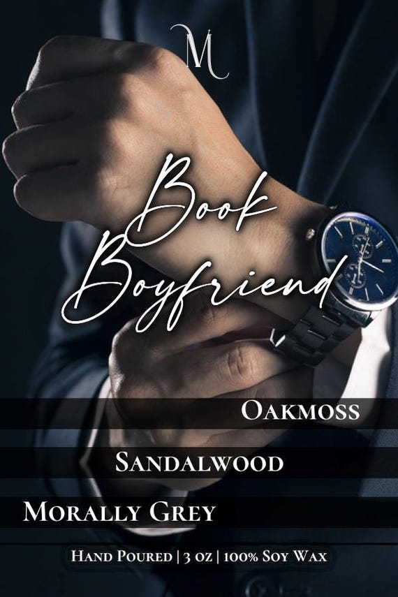Book Boyfriend Wax Melt | Bookish Wax Melts | Oakmoss and Sandalwood |