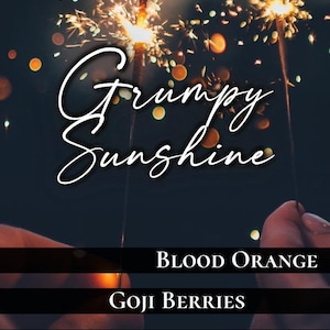 Grumpy Sunshine Wax Melt | Bookish Wax Melts | Blood Orange and Goji Berries |