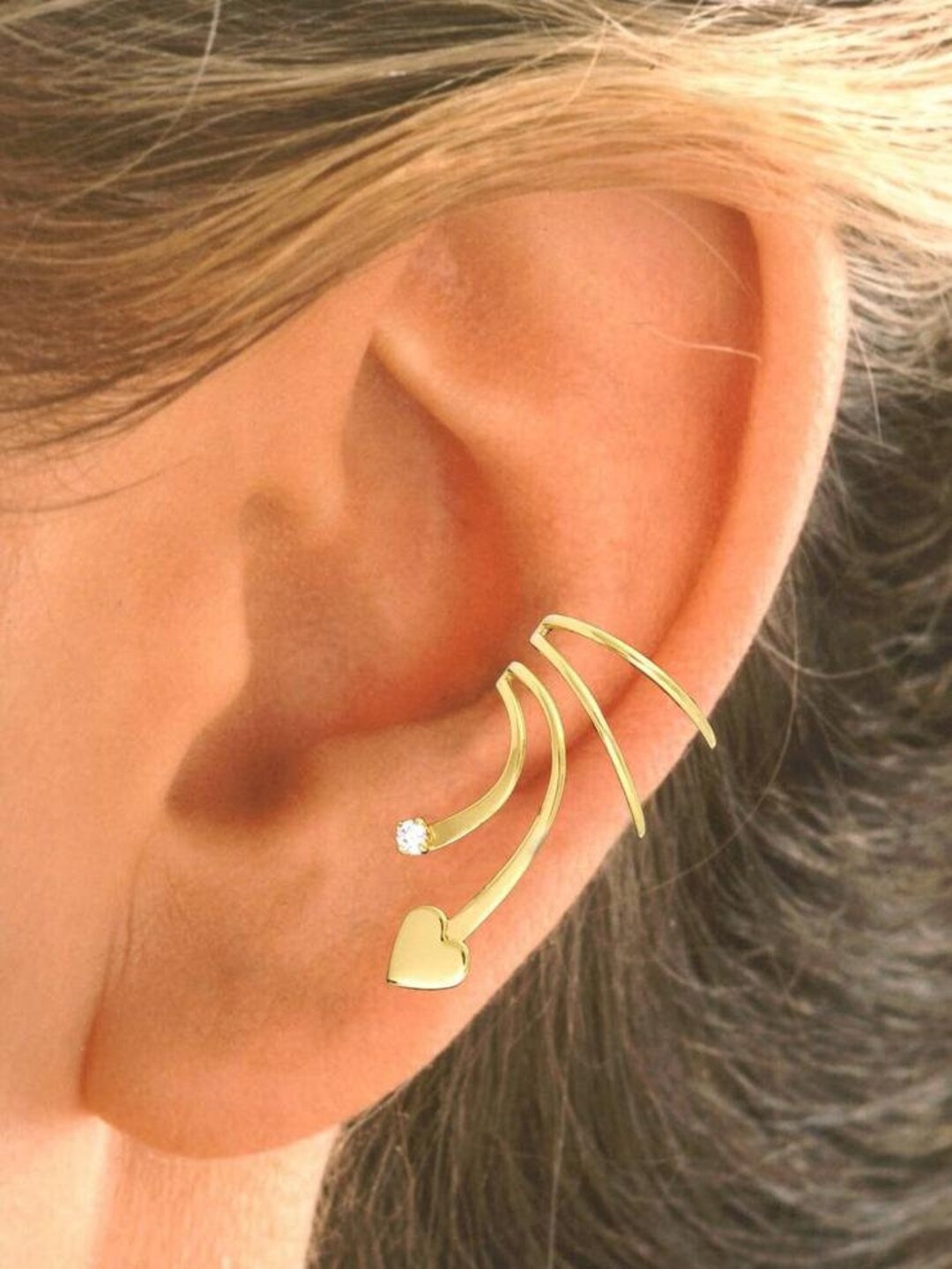 ICE EAR CUFF 501 GOLD – h'eres