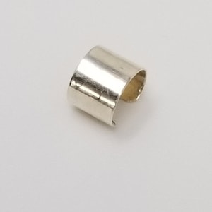 Single Silver, 14KGold-Filled, Niobium SMALL SOLID EARWRAP® Original Cartilage Design ©Harry Mason® Jewelry, Stocking Stuffer