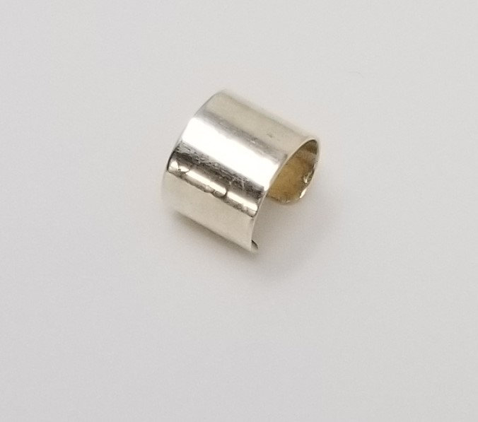 Single Silver, 14KGold-Filled, Niobium SMALL SOLID EARWRAP® Original Cartilage Design ©Harry Mason® Jewelry, Stocking Stuffer