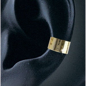 SOLID Wide/Narrow/More Narrow LARGE Ear Cuffs for MIDDLE Ear, ©Harry Mason® Jewelry , Fake Pierce, Gold, Silver, Niobium, Unisex