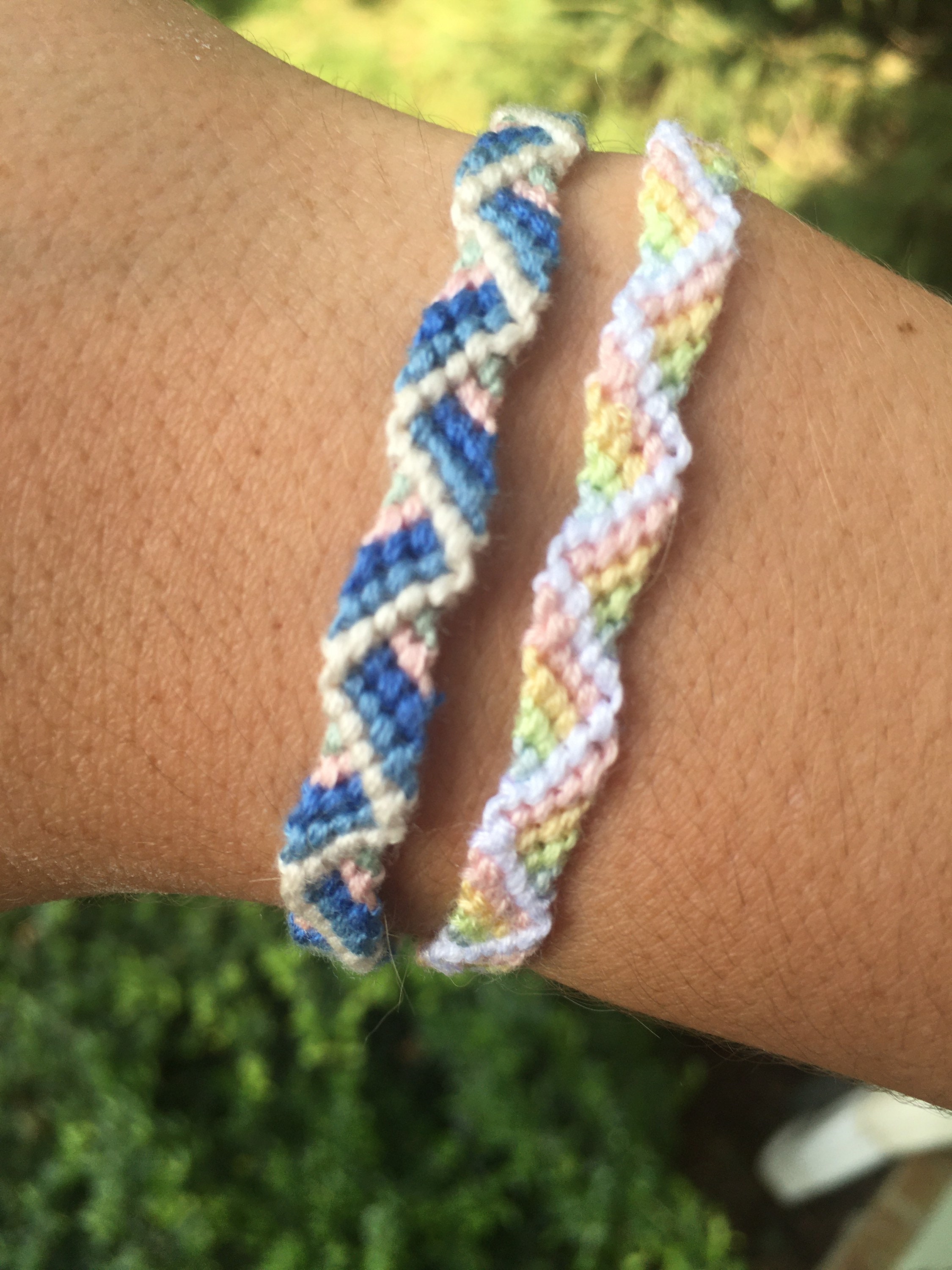 Custom zigzag friendship bracelet Etsy