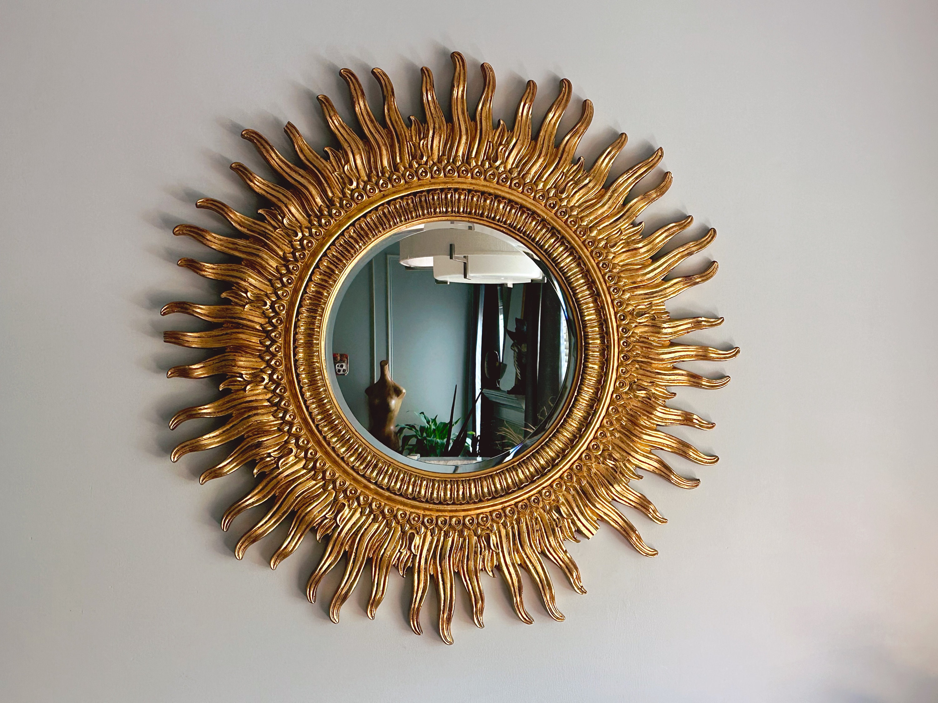 Convex Mirror Large Convex Mirrors Round Mirror Bathroom Mirror Wooden Mirror  Wall Mirror Big Mirror Round Convex Mirror 