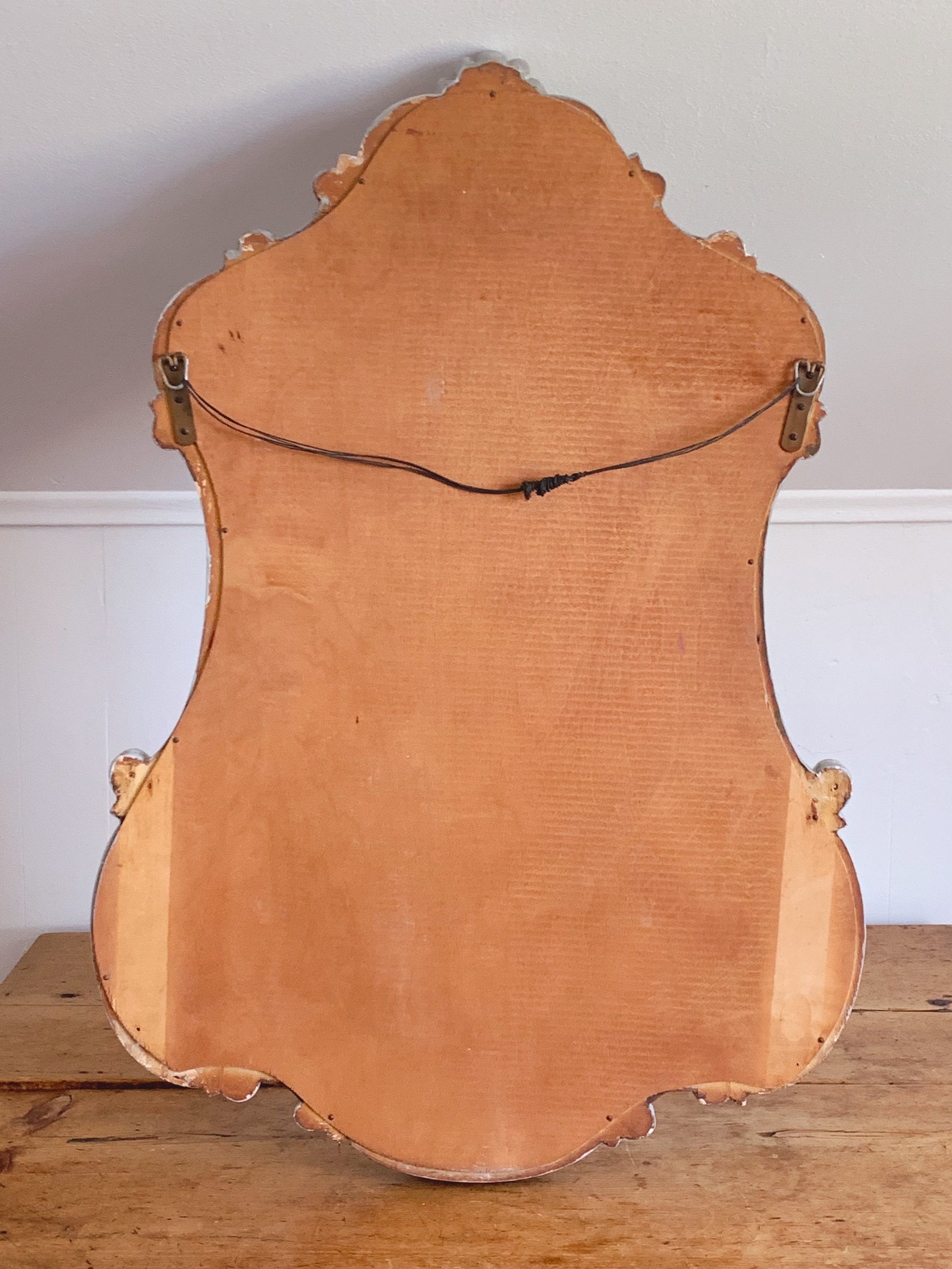 Espejo de pared adornado vintage en acabado blanco / Espejo de | Etsy