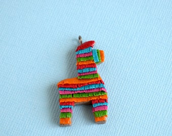 Llama Piñata Charm/Llama Piñata Necklace
