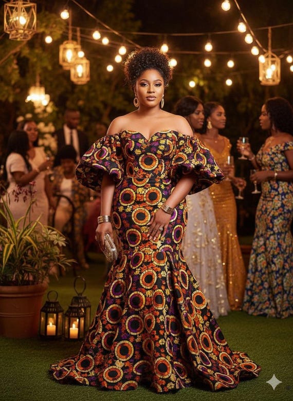 African Print Infinity Maxi Dress, , African Prints, Ankara Dress, African Clothing for Women, African Clothing, African Dress
