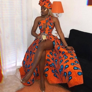 African Print Infinity Maxi Dress, Infinity Dress, African Prints, Ankara Dress, African clothing for Women, African Clothing, African dress