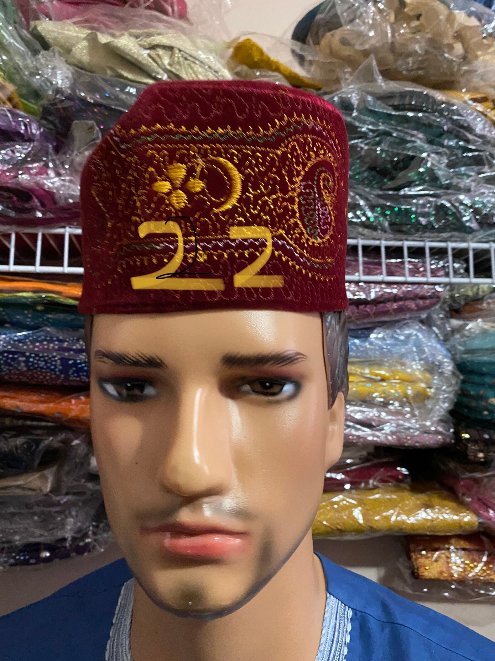 African Traditional hat|Men's Hat| Authentic fila| High Quality Hat