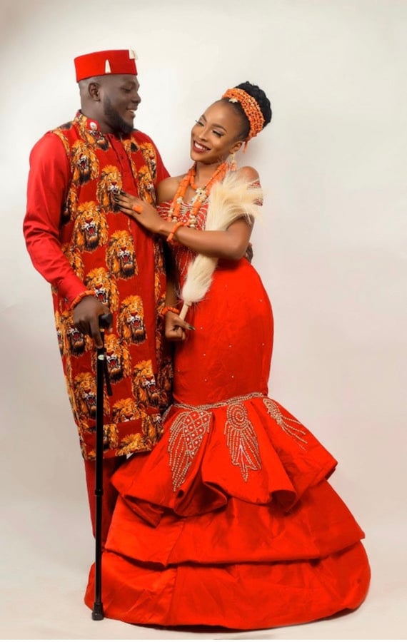 Igbo traditional shop marriage outfit