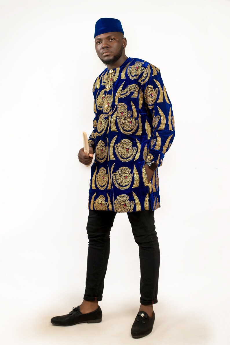 African Isi Agu Top African Igbo Top Men Clothing - Etsy