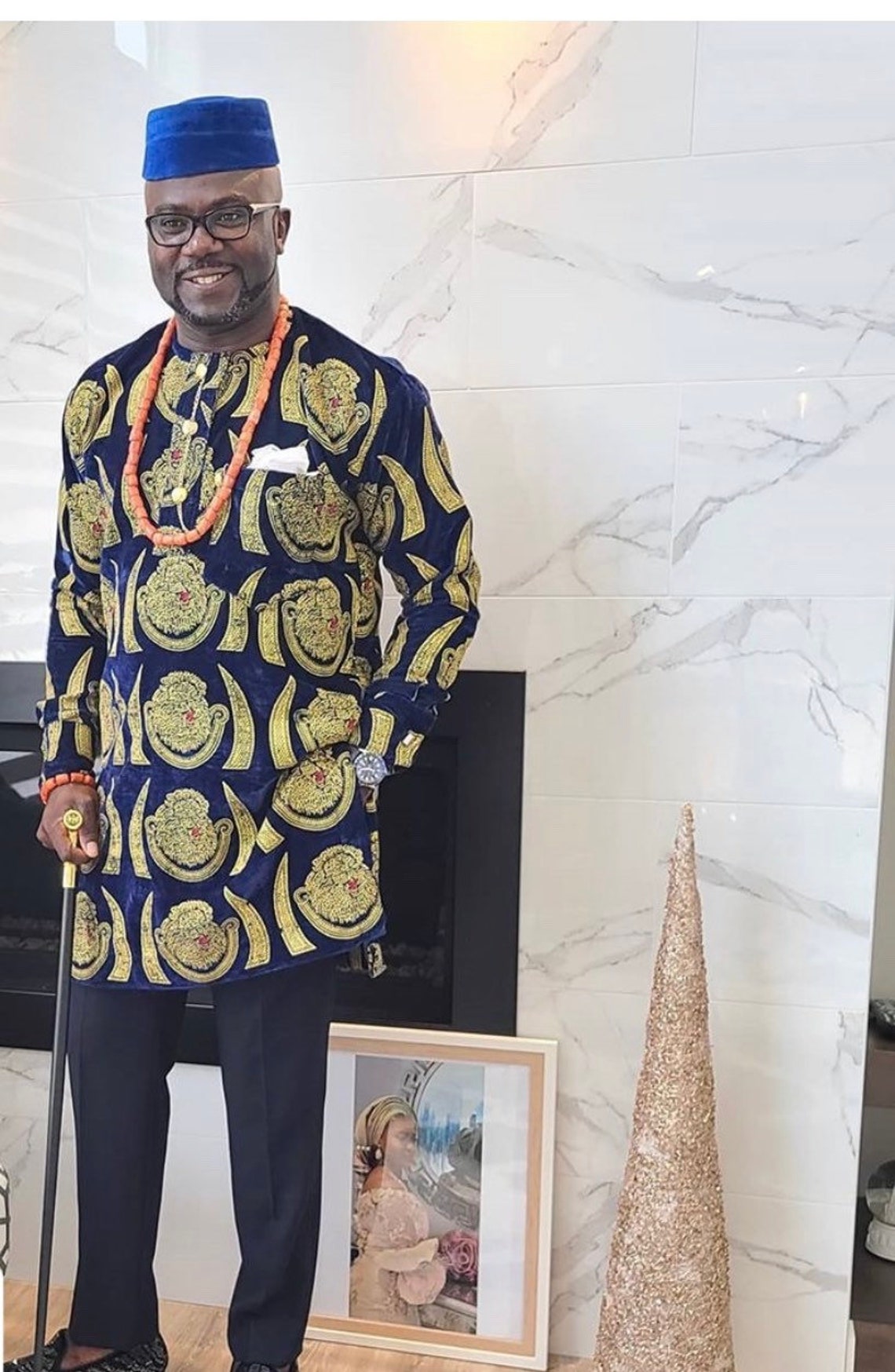 African Isi Agu Top African Igbo Top Men Clothing Etsy