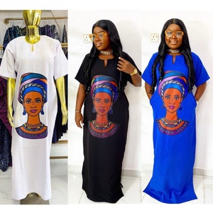 Women&#39;s dress| Printed dress| African print dress| African maxi dress| Made in Nigeria dress