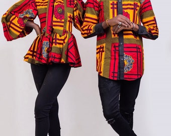 Ade men| African his and hers outfit | men’s shirt |women’s shirt | couples outfit | unisex outfit | men’s suit