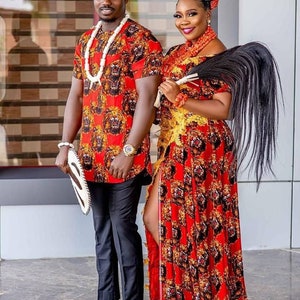 African Isi Agu outfit | Couple isi Agu package | family isi Agu Isi Agu top|Isi Agu dress| Women’s isi Agu | men isi Agu |children Isi Agu