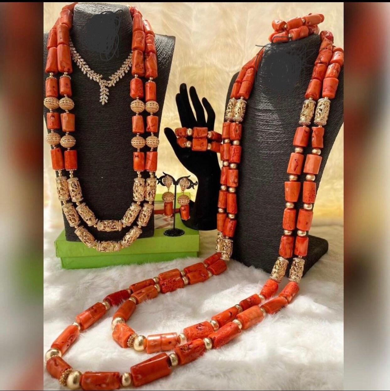 2 in 1 Coral Bead Italian Coral Bead Couples Coral Bead Etsy