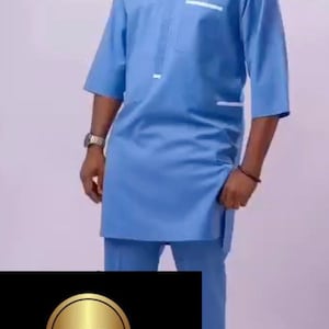 Men Clothing | Kaftan African Men Shirt and Down White| Dashiki Mens Shirt| Family African Wear | African Men’s Clothing| Men’s body suit