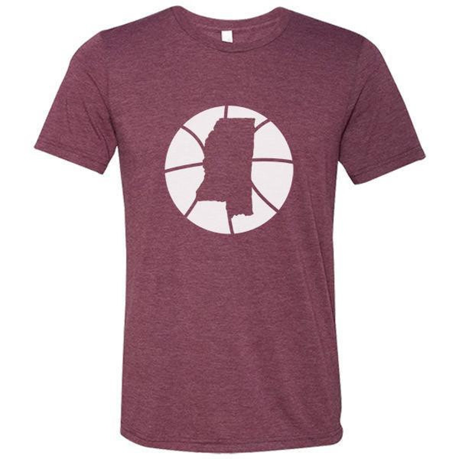 Mississippi Basketball State TShirt Etsy