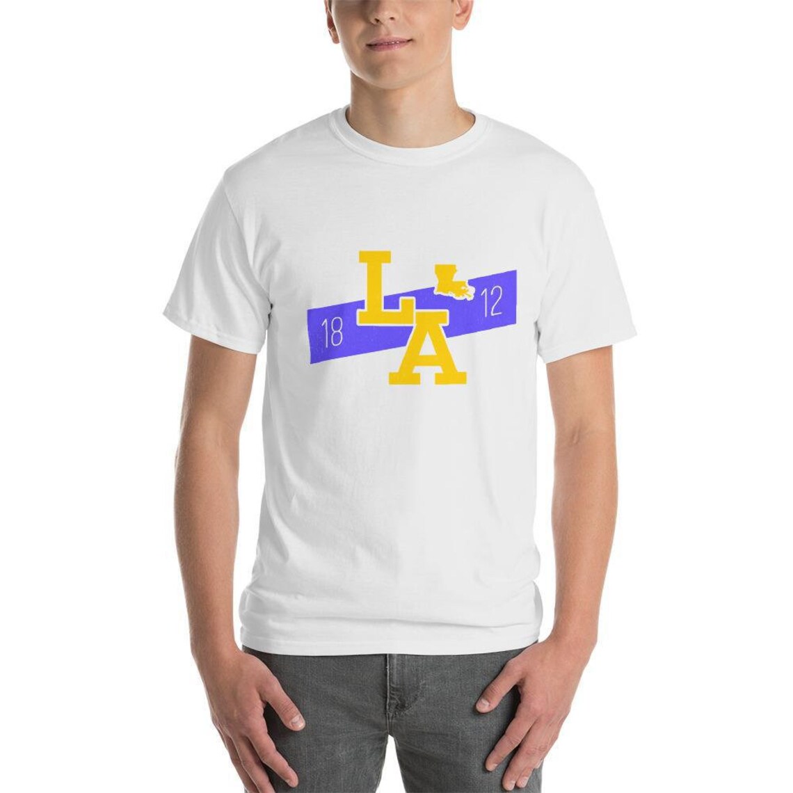 Louisiana 1812 Stripe T-Shirt | Etsy